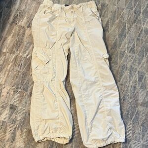 BDG Cream Y2K Cargo Pants